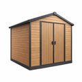 Abri de Jardin en Résine Bicolore 185x152x226 cm
