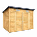 Abri de Jardin en Bois avec Toit Métallique