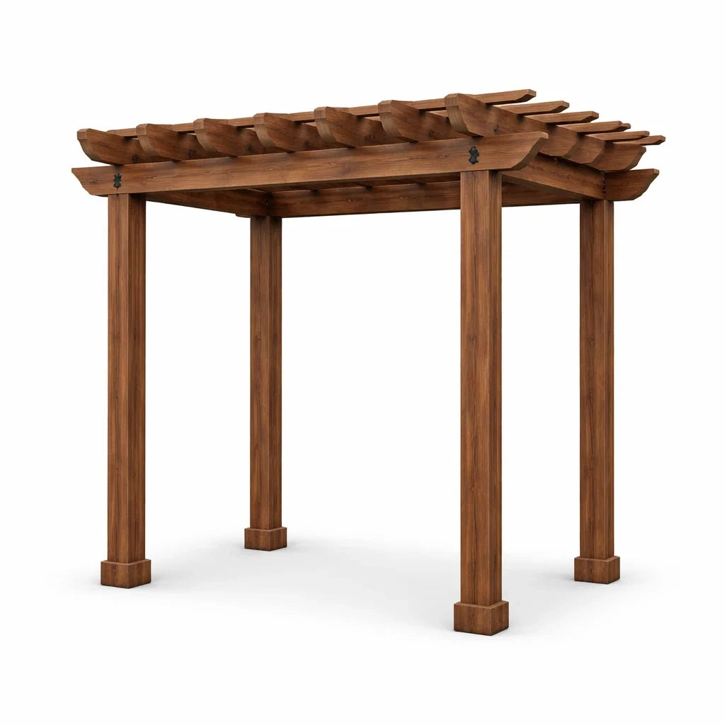 Pergola en bois de cèdre