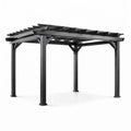 Pergola de Jardin en Métal Noir