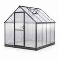 Serre de jardin en aluminium et polycarbonate 250x190x195 cm