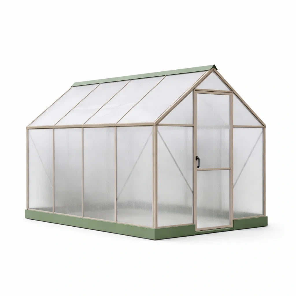 Serre en Polycarbonate et Aluminium 310x190x200 cm