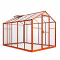 Serre Jardin en Aluminium et Polycarbonate Transparent 310x190x195 cm